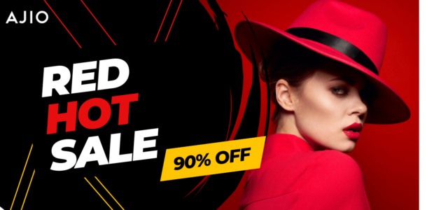 Ajio red hot sale